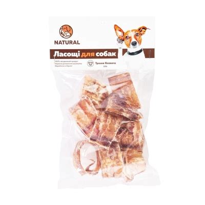 Лакомство для собак Natural Трахея говяжья, 100 г : инструкция + цена в ...
