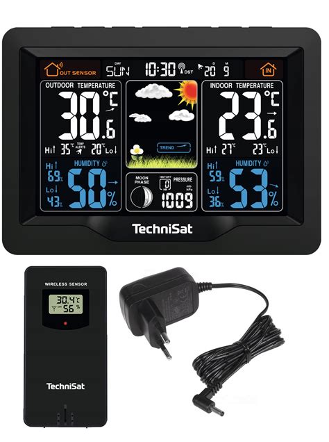 Stacja Pogody Pogodowa Technisat Meteo Zasilacz Sieciowy Czujnik
