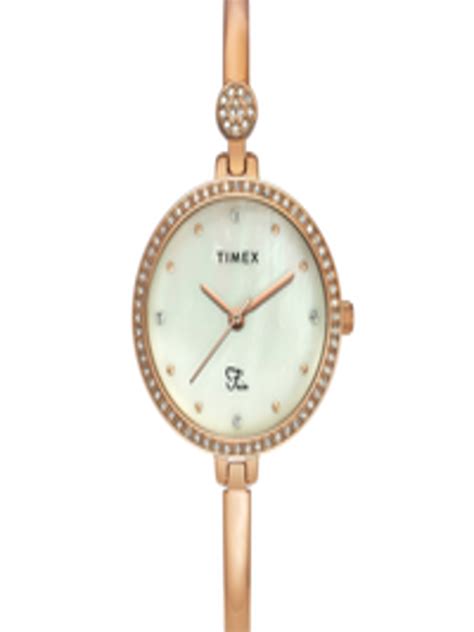 Buy Timex Women Stainless Steel Bracelet Style Straps Analogue Watch Twel18402 Watches For