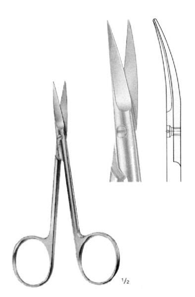 Iris Scissors Cvd S S Mm