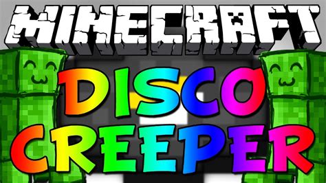 Minecraft Disco Creeper Mod Rave Youtube