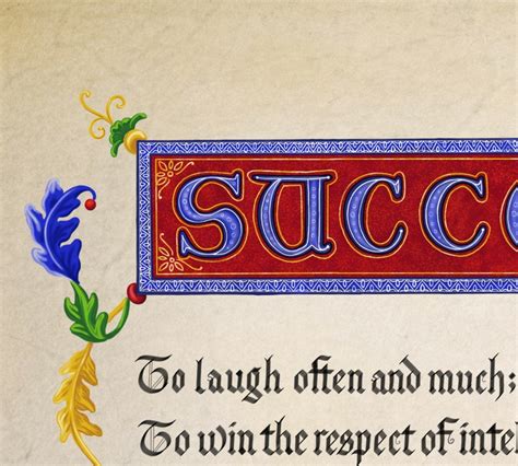 Emerson Quote About Success Poem // This is to Have Succeeded - Etsy