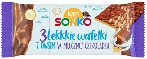 B2B Stewiarnia Lekkie Wafelki Z Owsem W Czekoladzie Mlecznej Sonko 36g