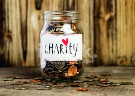 Charity Savings Jar Stock Photo Royalty Free Freeimages