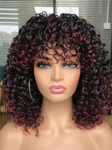 Blonde Perücken Für Frauen Synthetische Perücke Afro Afro Lockig Mit