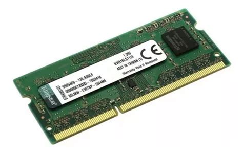 Memoria RAM ValueRAM Color Verde 4GB 1 Kingston KVR16LS11 4 Cuotas Al