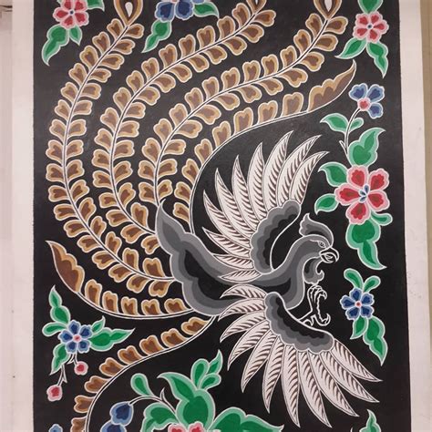 33 Gambar Batik Bunga Gambar Bunga