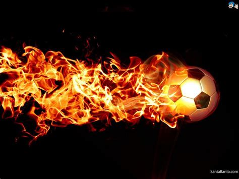 Football On Fire Wallpapers - Top Free Football On Fire Backgrounds ...