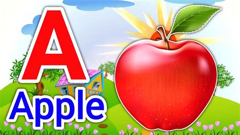 A For Apple B For Ball Abcd Phonics Song Abc Alphabets