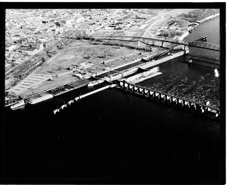 1 Aerial View Of Lock And Dam Looking Southeast Photocopy Of