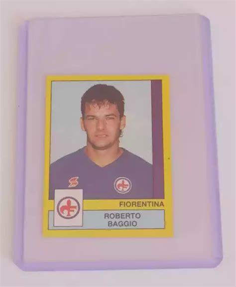 CALCIATORI 1988 89 PANINI Figurina 112 Roberto Baggio Fiorentina Velina