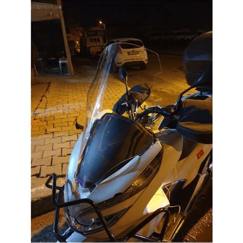 Motoros Honda Pcx Ön Cam 2018 2020 Modellere 83CM Şeffaf Fiyatı