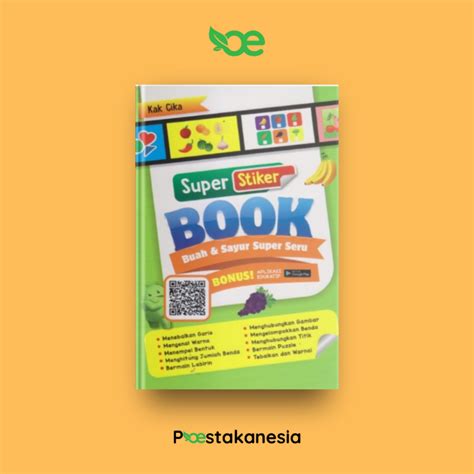 Jual Buah Sayur Super Seru Super Sticker Book Shopee Indonesia