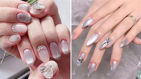 Tuyển Chọn 200 Mẫu Nail Mắt Mèo đính đá được Yêu Thích Nhất