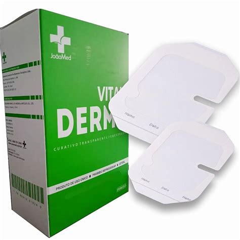 Curativo Filme Transparente Fenestrado Vital Derme Raremed Hospitalar