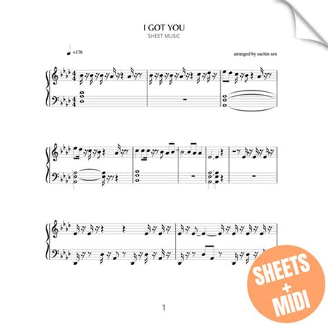 I Got You Sheet Music And Midi Sachin Sen