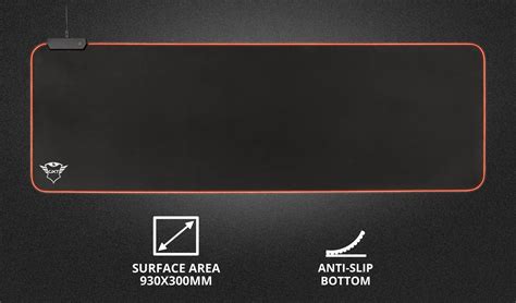 Trust Gxt Glide Flex Rgb Mouse Pad Xxl