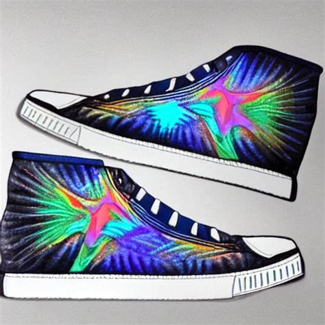 Sneakers Named Zapex 3d Trippy Pencil Sketch Arthub Ai