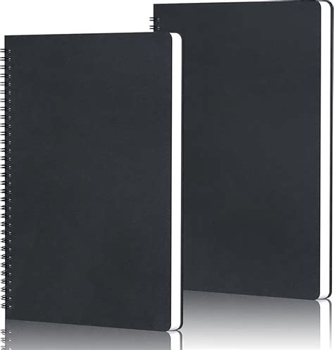 Yarotm Cahier Feuille Blanche A Pcs Gr Pages Carnet A Noir