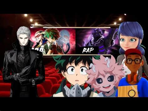 Miraculous Y Bnha Viendo Universos Capitulo Rap De Deku Villano Vs