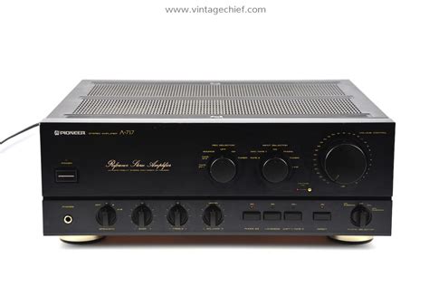 High End Pioneer A-717 Reference Dual Mono Integrated Stereo Amplifier | 2 x 100 Watt | 19 KG ...