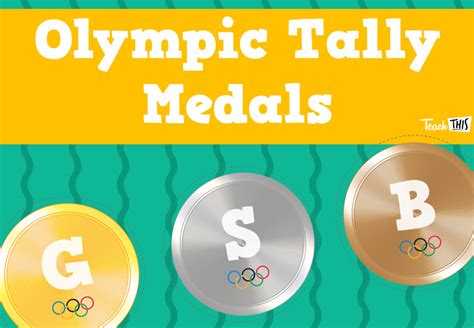 Olympic Tally Medals :: Teacher Resources and Classroom Games :: Teach This