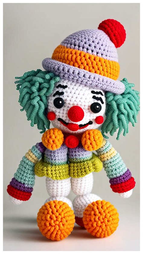 Crochet Clown Amigurumi Free Pattern Free Crochet Patterns