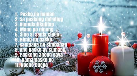 Mga Awiting Pamasko 🎄 Opm Christmas Songs 🎄paskong Pinoy 🎄 Merry