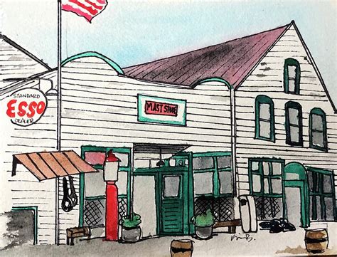 Mast General Store Painting By Kimberly Balentine Pixels