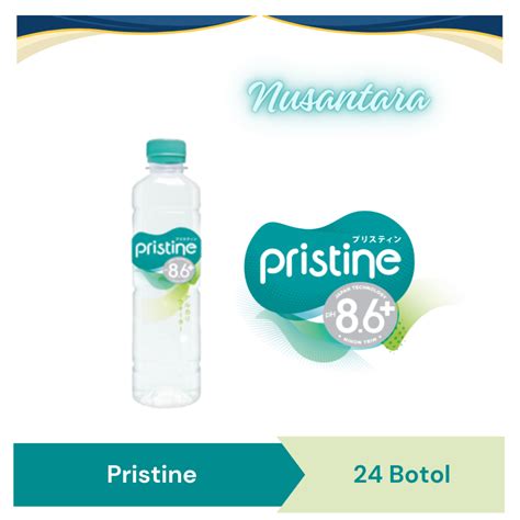 Jual PRISTINE Ph 8.6+ Botol 400mL // 600mL [Dus isi 24 Botol] | Shopee ... 