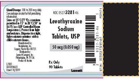 Levothyroxine FDA Prescribing Information Side Effects And Uses