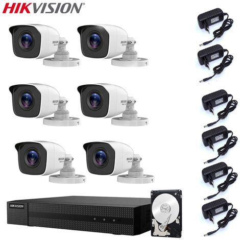 Kit Videosorveglianza Hikvision Dvr Canali Telecamere Mpx Hd Tb