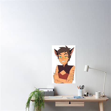 Catra Short Hair Poster For Sale By Katelin1 Redbubble