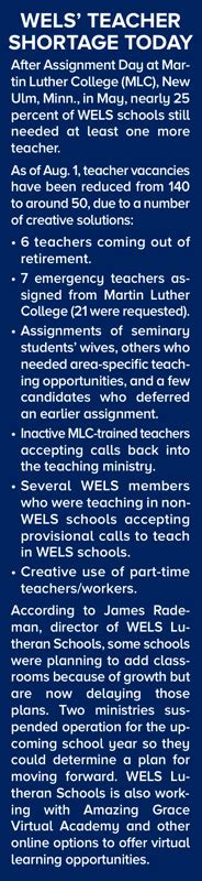 Addressing Wels Teacher Shortage Forward In Christ