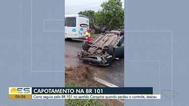 Bom Dia Es Carro Capota Na Br Na Serra Es E Motorista Fica