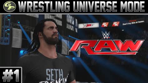 Wwe 2k17 Universe Mode Raw 1 Atlantic City Nj Youtube