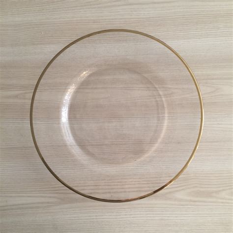 Thin Rim Charger Plate Gold The Pretty Prop Shop Wedding And Event Hire