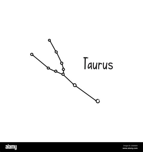 Taurus Constellation Drawing