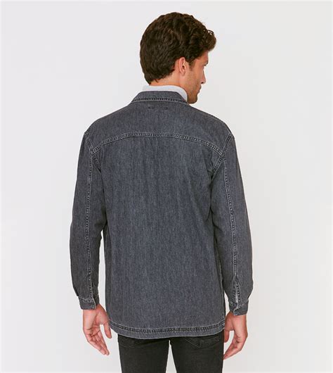 Buy Trendyol Oversized Denim Jacket In ANTHRACITE 6thStreet Bahrain