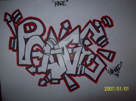 'Rage' By StainedGraffiti by GraffitiMarkers on DeviantArt