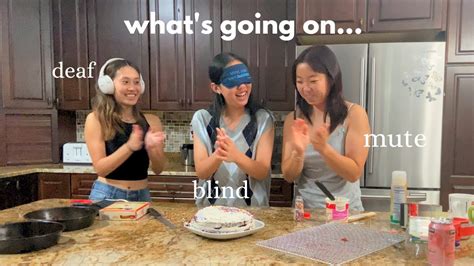 Blind Deaf Mute Baking Challenge Ft Jenny Youtube