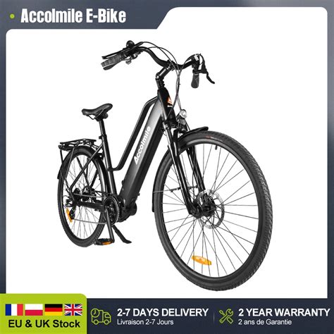 Accolmile Electric City Bike C Inch Ecity Urban E Bike W