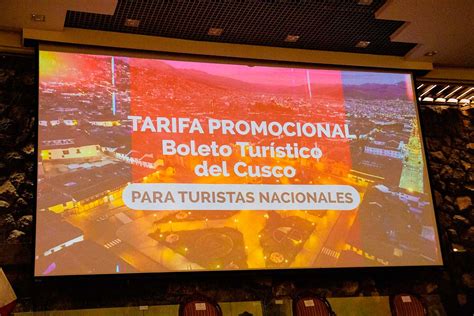 Tarifa Promocional del Boleto Turístico reactivará el turismo interno