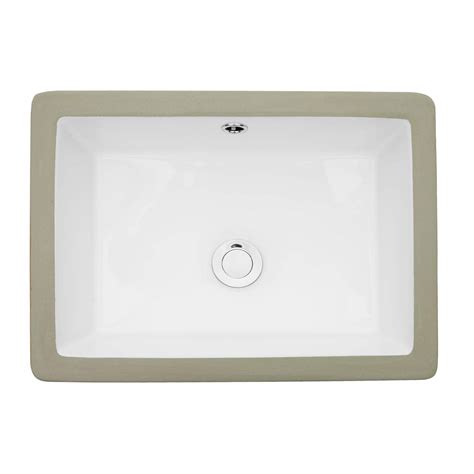 Undermount Sink Bathroom Sarlai 22x16 Vanity Sink Pure White