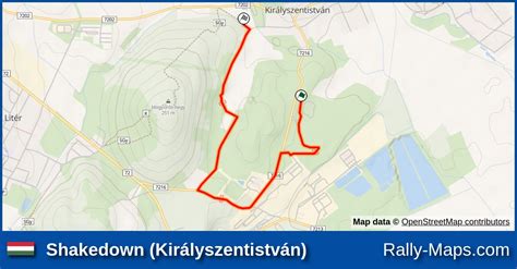 Shakedown Királyszentistván stage map Székesfehérvár Veszprém