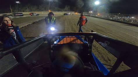 Gopro Justin Grant Usac Sprint Heat Race Win At Ocala Speedway