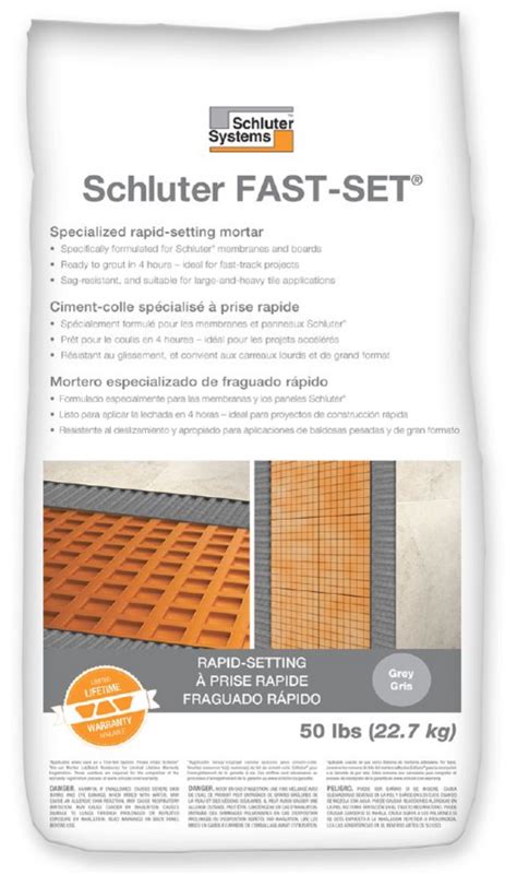 Schluter Fast-Set Mortar | Tile Market of Delaware