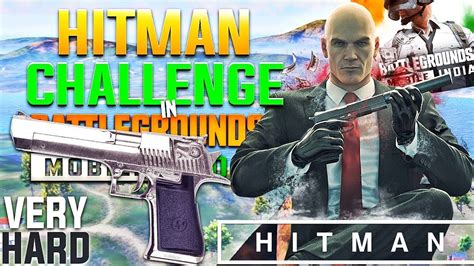 Hitman Challenge In Pubgm Only Pistol Challenge In Pubg Mobile India