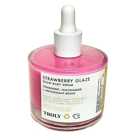 Truly Strawberry Glaze Glow Body Serum Nwt In Body Serum Bath