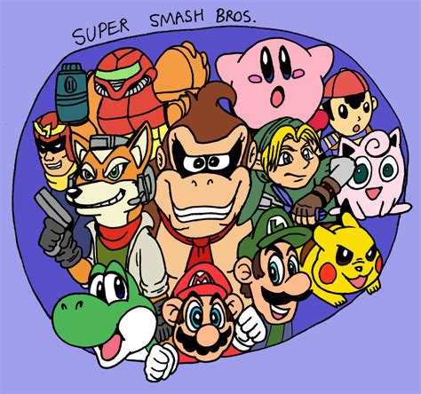 Super Smash Bros 64 By Vixdojofox On Deviantart